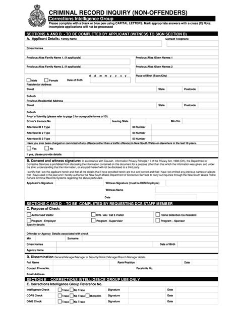 Criminal Profile Template Form Fill Out And Sign Printable Pdf