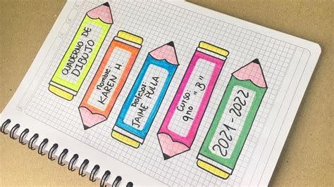 Arriba 78 Imagen Portadas Para Tu Cuaderno De Dibujo