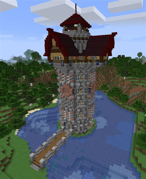 My Almost One Chunk Survival Tower Base Rminecraft