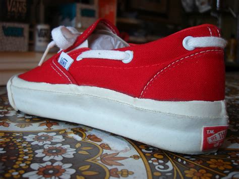 The proof is in the molding forms that are still present in some parts of the area. theothersideofthepillow: vintage VAN DOREN VANS red canvas ...