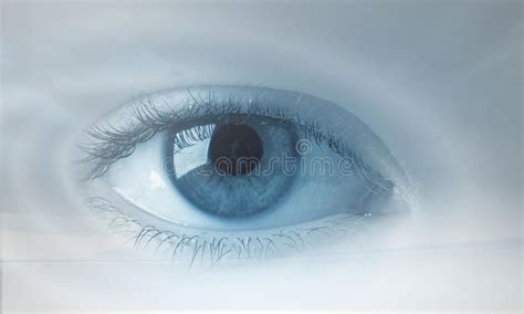 Woman Eye In Sky Stock Photo Image Of Beautiful Eyesight 66559678