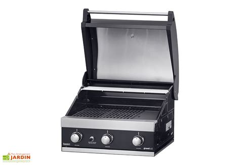 Barbecue Gaz Encastrable Acier Noir Premium Gt3 Grandhall