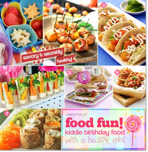 Food Fun For Kids Birthdays With A Healthy Spin