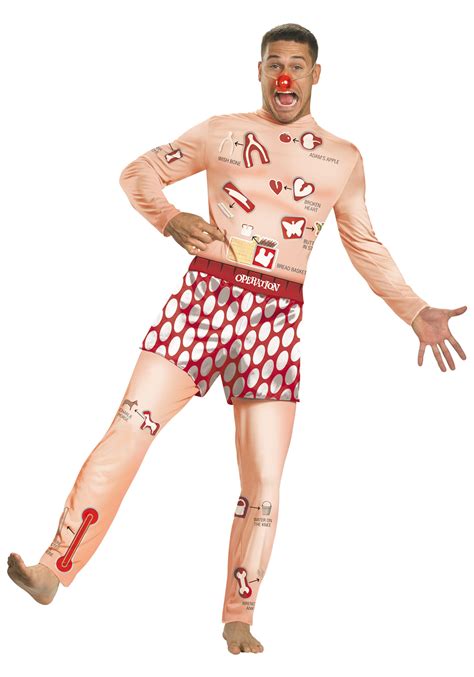 Adult Male Operation Costume Adult Funny Board Game Costumes