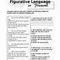 Figurative Language Worksheets 4th Grade