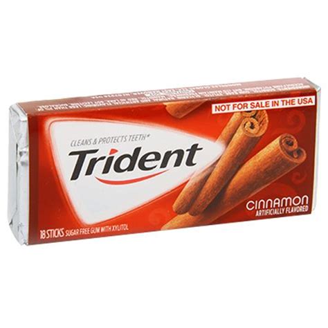 Buy Trident Gum Sugar Free Cinnamon Flavor 18 Pcs Online At Best Price