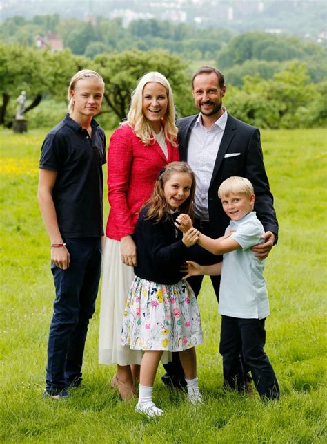 Crown Prince Haakon And Crown Princess Mette Marit With Their Children
