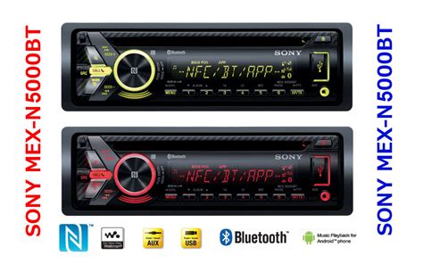 Radioodtwarzacz Samochodowy Sony Mex N5000bt Z Nfc Cd Bt Mp3 Usb