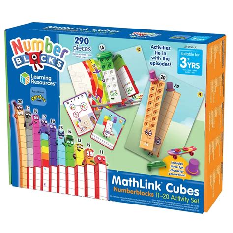 Kit Dactivités Avec Cubes Mathlink Numberblocks De 11 à 20 Jeux Et