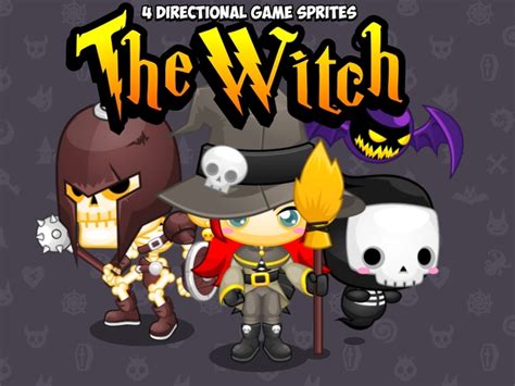 The Witch Game Sprites Game Art 2d