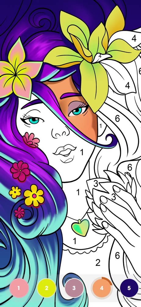 Paint By Number Coloring Game Overview Apple App Store Us