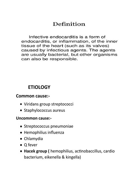 Infective Endocarditis Pdf Epidemiology Medical Specialties