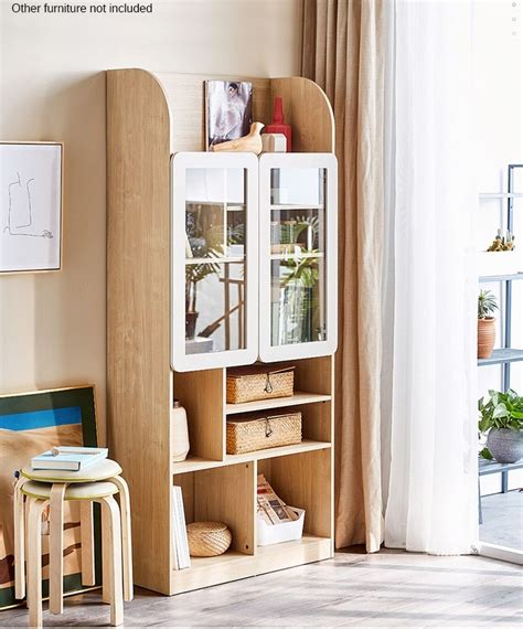 Ryland Display Cabinet Off Whitebirch Shelves