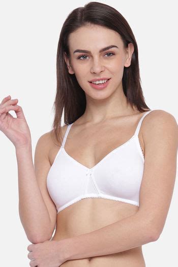 Buy Enamor Double Layered Non Wired High Coverage Blouse Bra White At Rs449 Online Bra Online