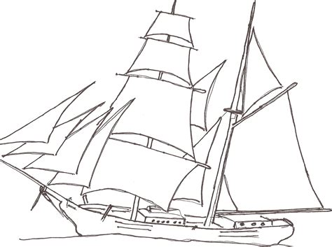 Easy Drawing Of Boat At Getdrawings Free Download