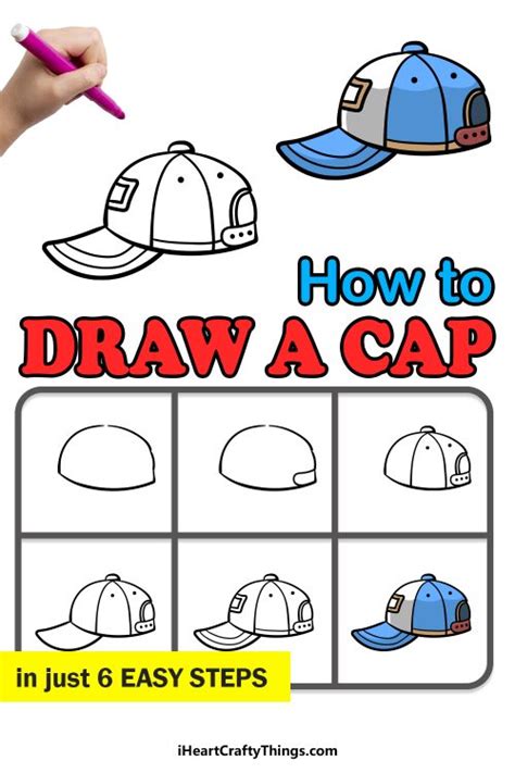Cap Drawing How To Draw A Cap Step By Step