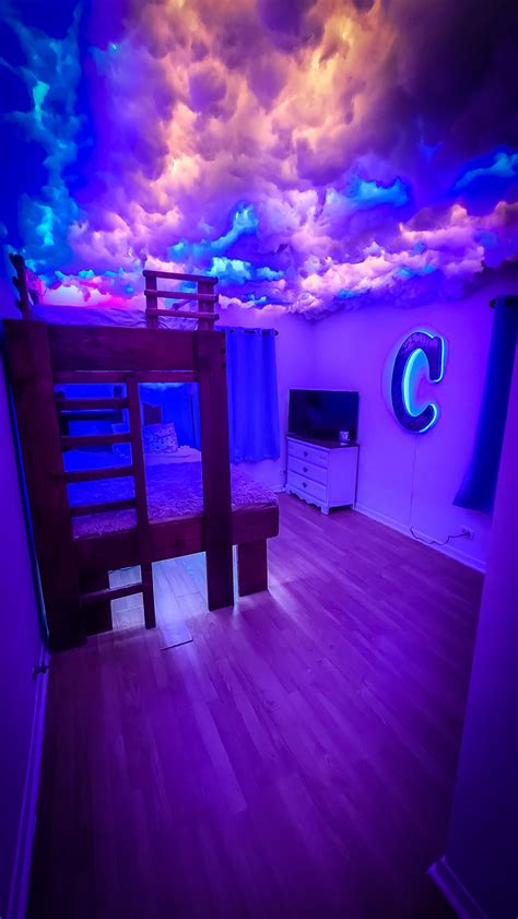 Cloud Bed And Ceiling For My Kids Bedroom Sanantonio