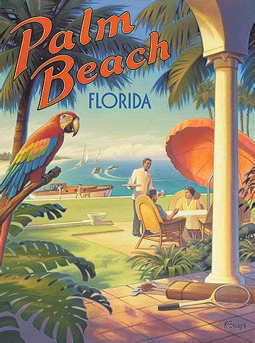 Maybe you would like to learn more about one of these? Stretched Canvas Palm Beach, Florida Travel Poster # ...