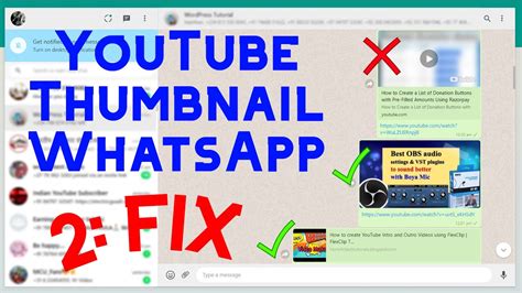 2 Solutions For Youtube Thumbnail Not Showing In Whatsapp Blurred