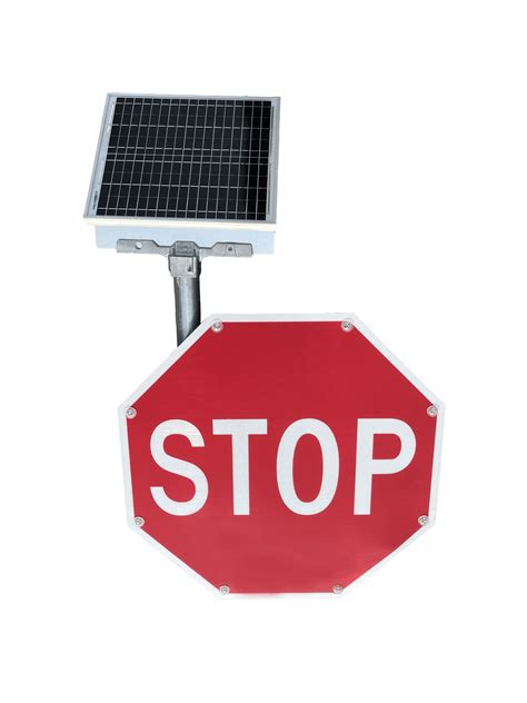 Led Stop Sign Enhancing Safety With Solar Led Signs Alert Lighting