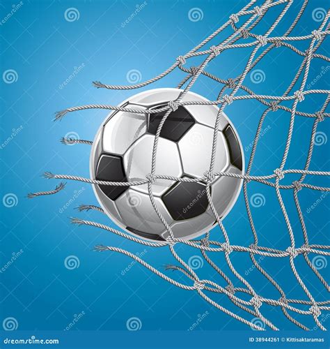 Soccer Goal With Net Vector Illustration 106234968