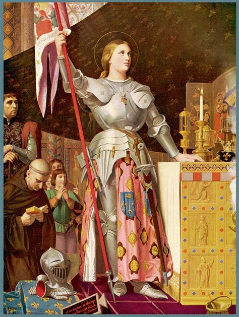 Joan Of Arc Or Jeanne Darc 1412 Drawing By Mary Evans Picture