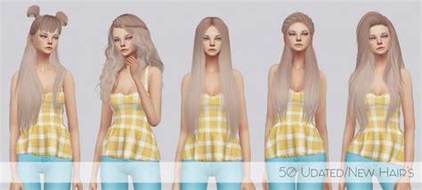 Mega Hair Pack At Kalewa A Sims 4 Updates