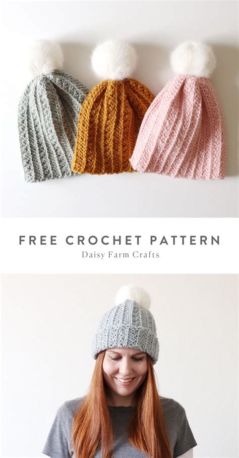 Daisy Farm Crafts Crochet Hats Crochet Winter Hats Knitted Hats