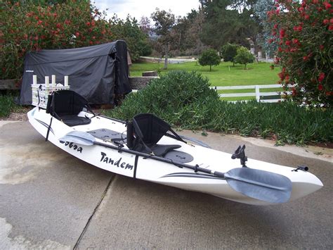 Cobra Tandem Kayak Rigged To Fish 800 Bloodydecks