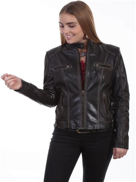 Women Vintage Leather Jacket Women Jacket Mauvetree