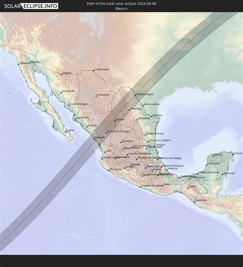 Eclipse 2024 Map Mexico Tera Abagail