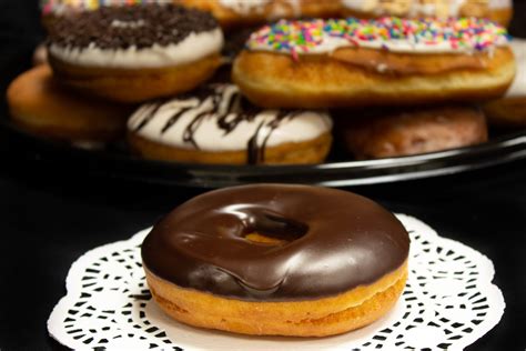 Chocolate Iced Raised Ring Donuts Prantls Bakery