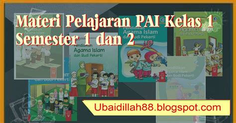 Materi Pai Kelas 1 Semester 2 Homecare24