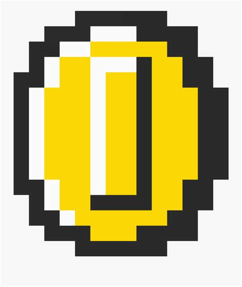 Coin Pixel Art Maker Super Mario Bros 3 Coin Free Transparent