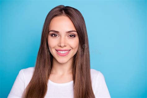 Close Up Portrait Of Her She Nice Looking Attractive Lovely Lovable Winsome Pretty Cheerful