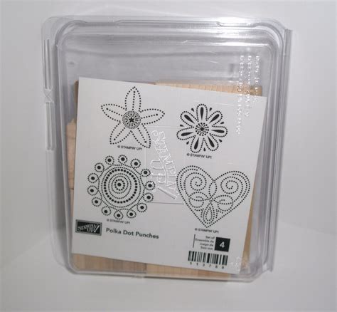 Brand New Retired Stampin Up Polka Dots Punches By Pollysplace