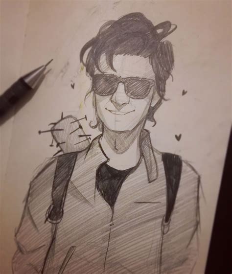 Quick Evening Cool Down Sketch Of Steve Harrington From Stranger Things Easy Drawings