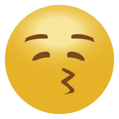 Emoticon De Emoji De Beijo Baixar Pngsvg Transparente