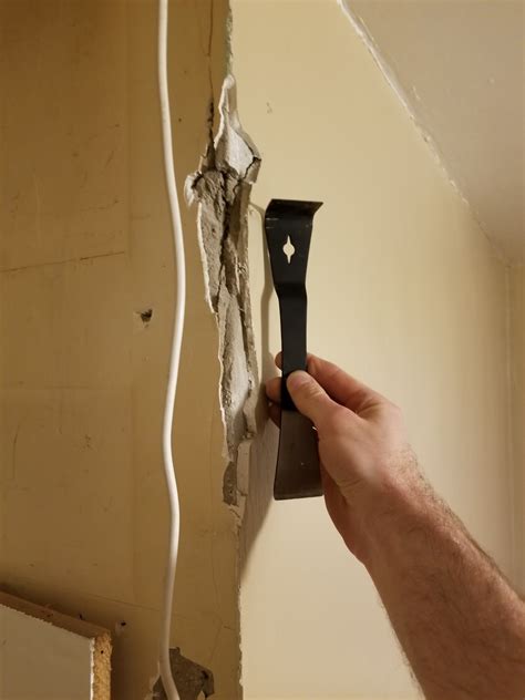 Drywall Repair Deep Plaster Damage On Outside Corner Home