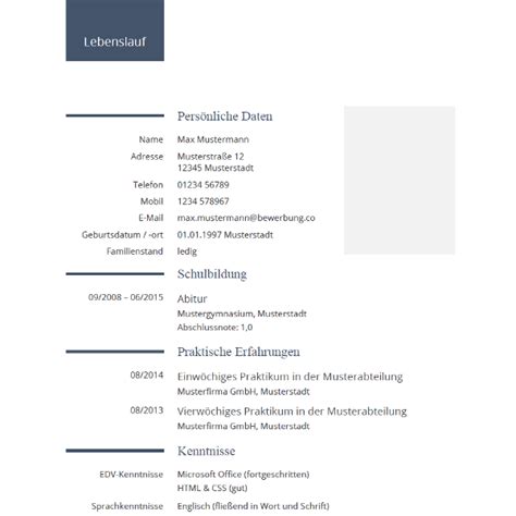 Lebenslauf für Schüler: kostenloses Muster, Tipps und Hinweise
