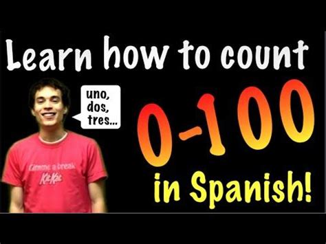Señor Jordan s Spanish Videos Blog Archive 01 007 Numbers 0 100