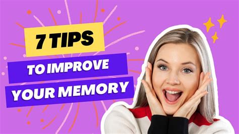 How To Improve Your Memory With 7 Effective Tips Tutorial Youtube