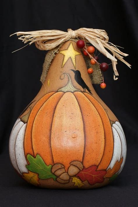 Autumn Gallery Bevs Hand Crafted Gourds Hand Painted Gourds