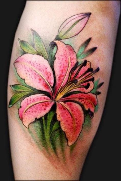 90 Awesome Lily Tattoo Designs With Meaning Art And Design Lily Tattoo Design Stargazer
