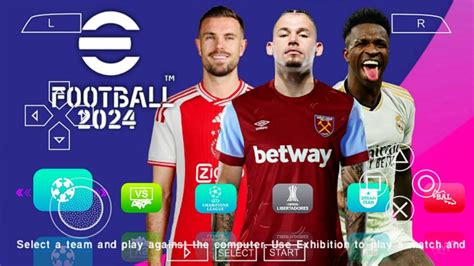 Efootball Pes 2024 Ppsspp Camera Ps5 Update Real Faces Kits And Latest