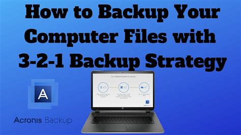 How To Backup Your Computer Files Youtube