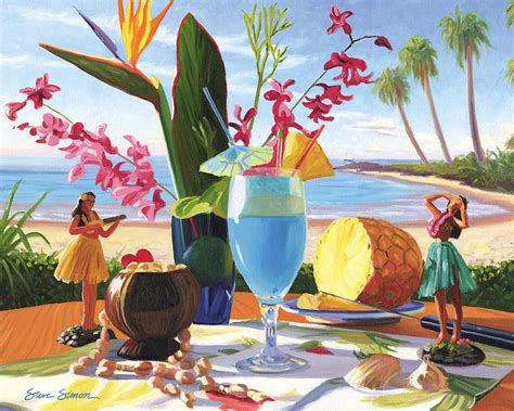 Blue Hawaiian By Steve Simon