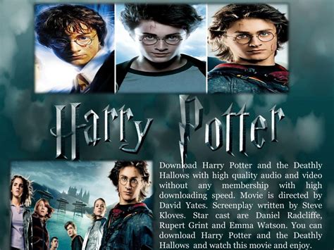 All eight movies had their screenplays written by steve kloves, with the exception of harry potter and. PPT - Download Harry Potter Movies 1-7 Free PowerPoint ...