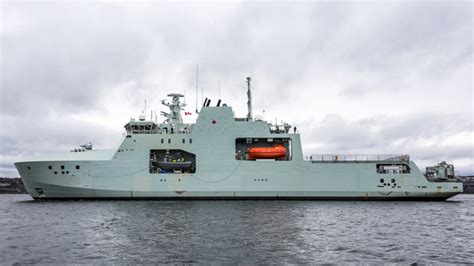 Canada Receives First New Arctic And Offshore Patrol Ship