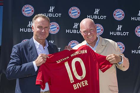 First wearer in team history. Football Fever: Hublot Launches New King Power FC Bayern ...